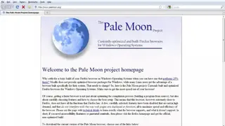 Pale Moon screenshot