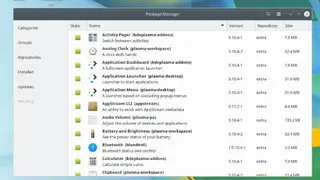 Pamac screenshot