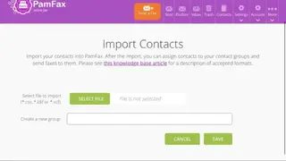 PamFax screenshot
