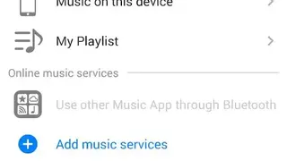 Panasonic Music Streaming screenshot