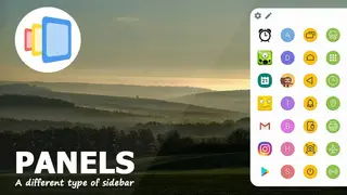 Panels – custom sidebar, widget and app launcher screenshot
