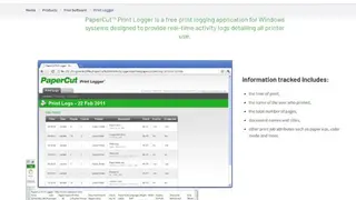 PaperCut Print Logger screenshot