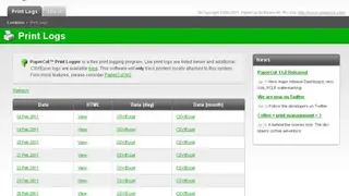 PaperCut Print Logger screenshot