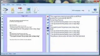 Paperfile FreeOCR screenshot