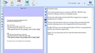 Paperfile FreeOCR screenshot