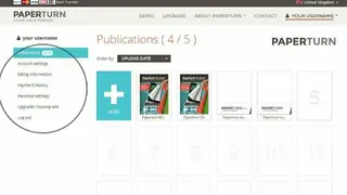 Paperturn screenshot