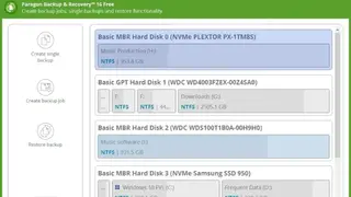 Paragon Backup & Recovery screenshot