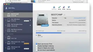 Paragon NTFS for Mac OS X screenshot