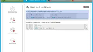 Paragon Partition Manager screenshot