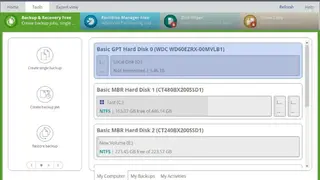 Paragon Partition Manager screenshot