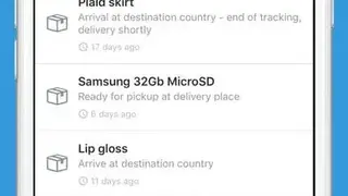 Parcels App screenshot