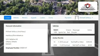 Parkadmin screenshot