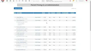 Parkadmin screenshot