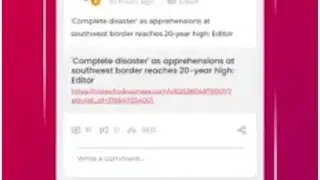 Parler screenshot