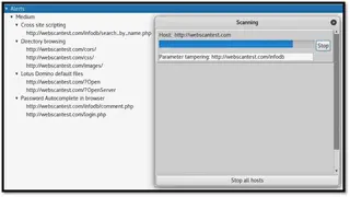 Paros Proxy screenshot