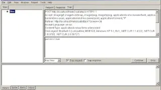 Paros Proxy screenshot