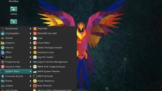 Parrot Security OS screenshot