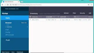 Parse Server screenshot