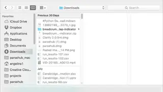 ParseHub screenshot