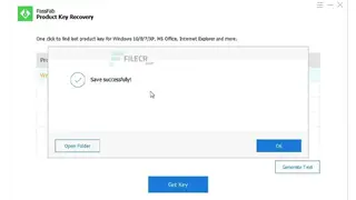 PassFab Product Key Recovery screenshot