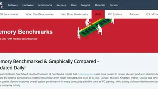 PassMark CPU Benchmarks screenshot
