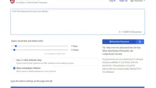 Password Pusher screenshot