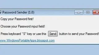 Password Sender screenshot