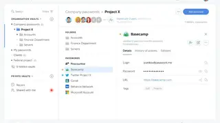 Passwork screenshot