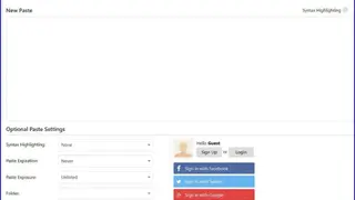 Pastebin screenshot