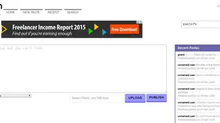 PasteFS screenshot