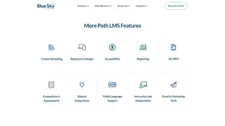 Path LMS by Blue Sky eLearn screenshot