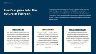 Patreon screenshot