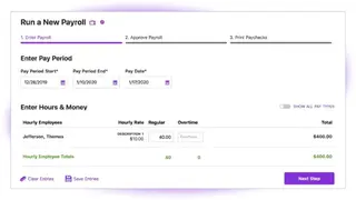 Patriot Payroll screenshot