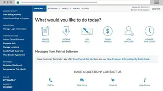 Patriot Software screenshot