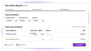 Patriot Software screenshot
