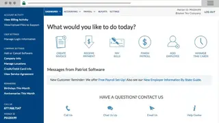 Patriot Software screenshot