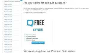 PaulsQuiz screenshot