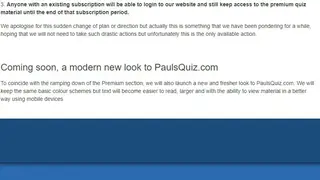 PaulsQuiz screenshot