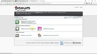Paxum screenshot