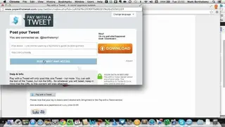 Pay With A Tweet screenshot