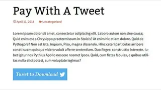 Pay With A Tweet screenshot