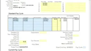 Payslip screenshot