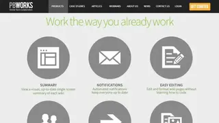 PBworks Wiki Hub screenshot
