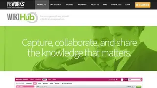 PBworks Wiki Hub screenshot