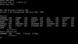 PC DOS screenshot