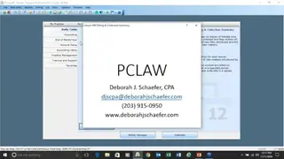 PCLaw screenshot