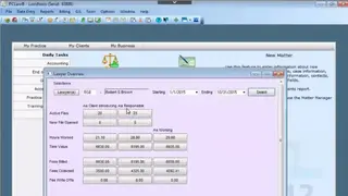 PCLaw screenshot