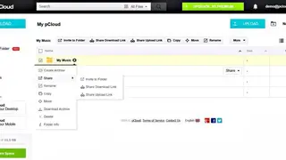 pCloud screenshot
