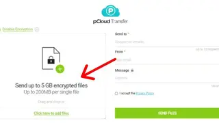 pCloud Transfer screenshot