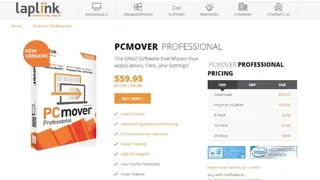 PCmover screenshot
